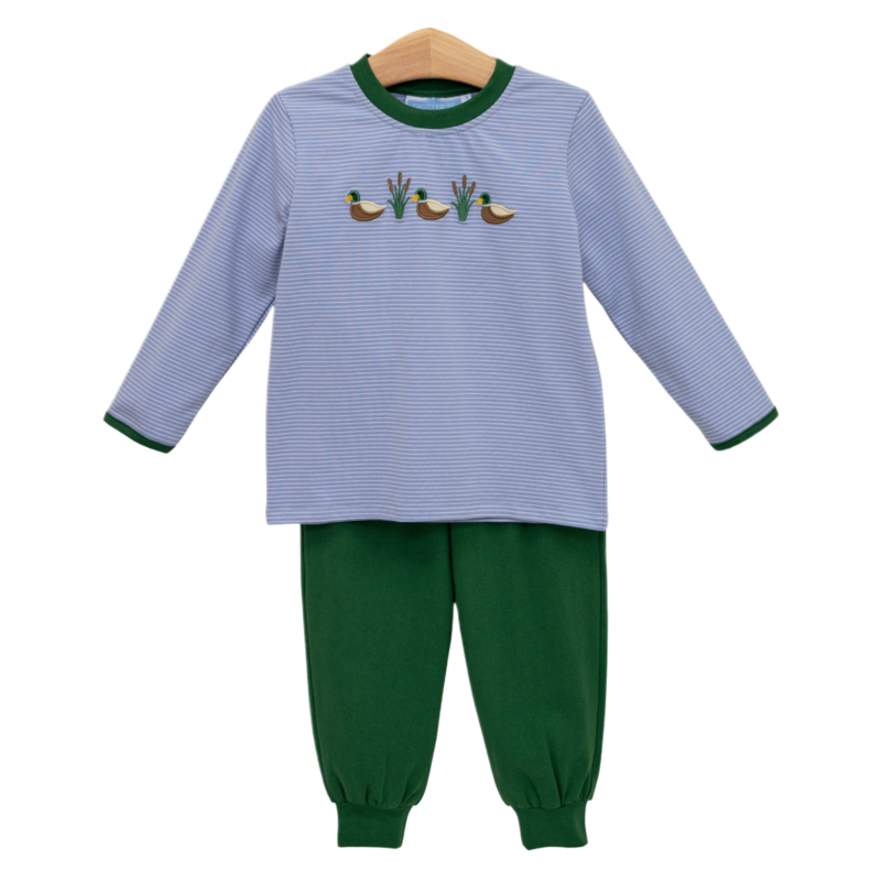 Trotter Street Kids Trotter Street Kids Mallard Trio Pant Set