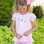 Trotter Street Kids Trotter Street Kids Boo Scalloped Short Set