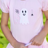 Trotter Street Kids Trotter Street Kids Boo Scalloped Short Set