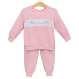 Trotter Street Kids Trotter Street Kids Flower Jogger Set