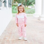 Trotter Street Kids Trotter Street Kids Flower Jogger Set