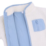 Angel Dear Angel Dear Sherpa Jacket - Cream/Blue