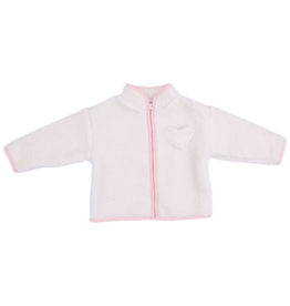 Angel Dear Angel Dear Sherpa Jacket - Cream/Pink