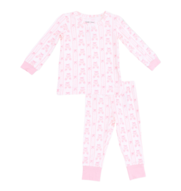 Angel Dear Angel Dear Loungewear Set - Ballet Shoes Ribbon Stripe