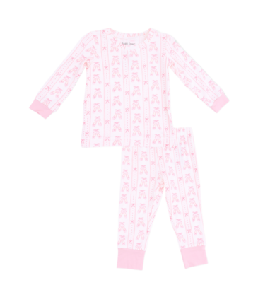 Angel Dear Angel Dear Loungewear Set - Ballet Shoes Ribbon Stripe