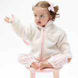 Angel Dear Angel Dear Sherpa Jacket - Cream/Pink