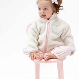 Angel Dear Angel Dear Sherpa Jacket - Cream/Pink