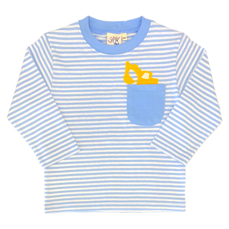 Luigi Luigi Backhoe Pocket T-Shirt