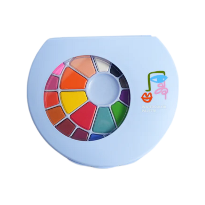 POP Party Supplies Art Party Watercolor Palette and Brush