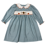 Whimsy Bay Whimsy Bay Thankful Turkey Scalloped Dress