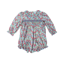 Whimsy Bay Whimsy Bay Betty's Bouquet Ruffle Smocked Bubble