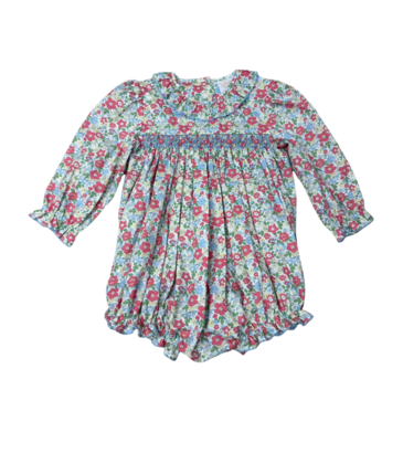 Whimsy Bay Whimsy Bay Betty's Bouquet Ruffle Smocked Bubble