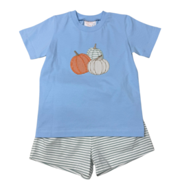 Whimsy Bay Whimsy Bay Peter's Pumpkin Short Set