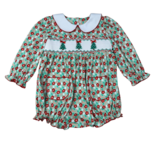 Whimsy Bay Whimsy Bay Christmas Tree Trio Smocked Bubble