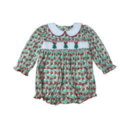 Whimsy Bay Whimsy Bay Christmas Tree Trio Smocked Bubble
