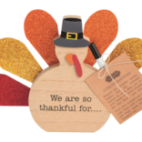 Mud Pie Mud Pie Tail Of Gratitude Turkey Set