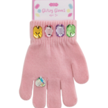 Mud Pie Mud Pie Pink Glitzy Gloves