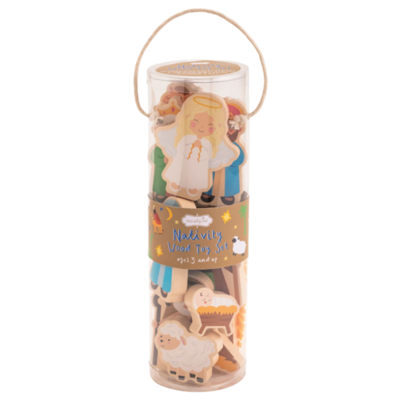 Mud Pie Mud Pie Nativity Wood Toy Set