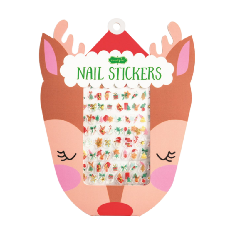 Mud Pie Mud Pie Reindeer Nail Sticker Set