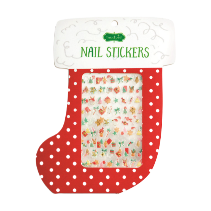 Mud Pie Mud Pie Stocking Nail Sticker Set