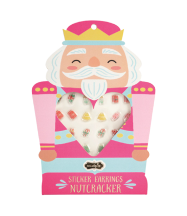 Mud Pie Mud Pie Nutcracker Stick-On Earring Set