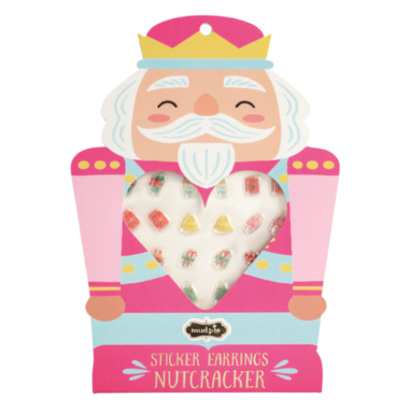Mud Pie Mud Pie Nutcracker Stick-On Earring Set