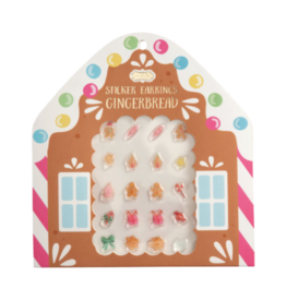 Mud Pie Mud Pie Gingerbread Stick-On Earring Set