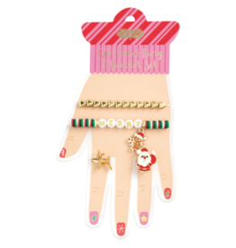 Mud Pie Mud Pie Merry Bracelet & Ring Set
