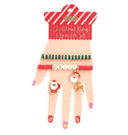 Mud Pie Mud Pie Holly Bracelet & Ring Set