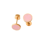 Pip Pop Post Pip Pop Post Pink Smile Stud Earrings