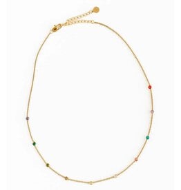 Pip Pop Post Pip Pop Post Rainbow Gem Necklace