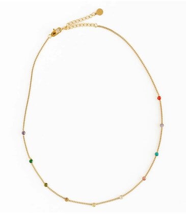 Pip Pop Post Pip Pop Post Rainbow Gem Necklace