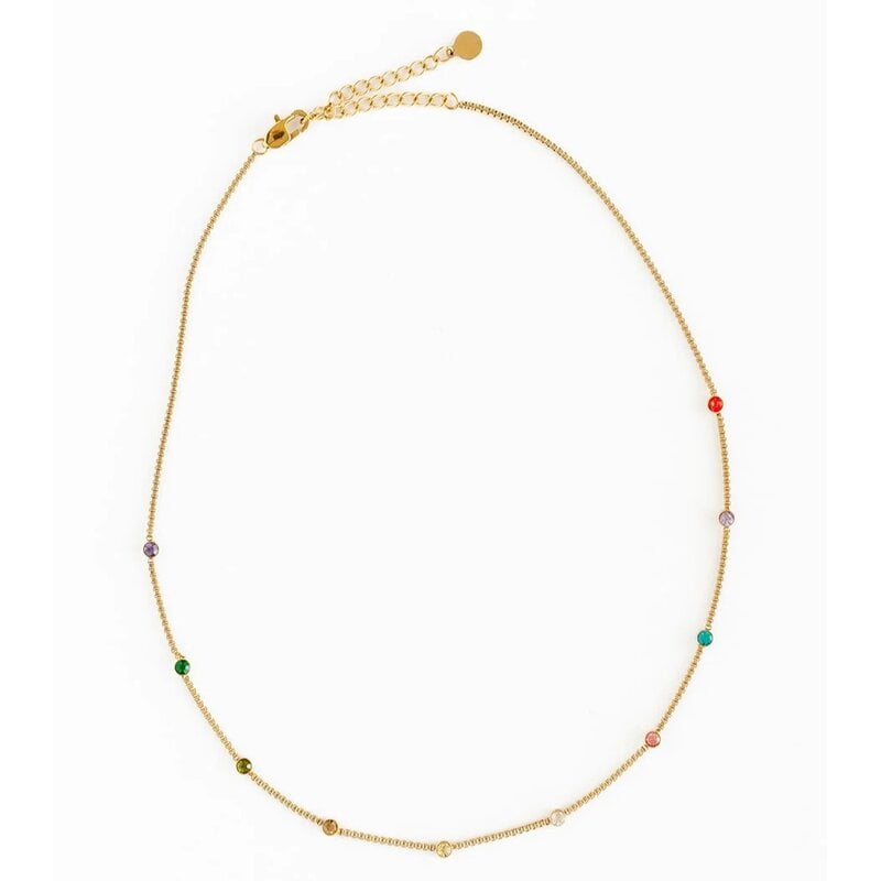 Pip Pop Post Pip Pop Post Rainbow Gem Necklace