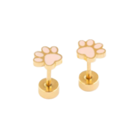 Pip Pop Post Pip Pop Post Paw Print Stud Earrings