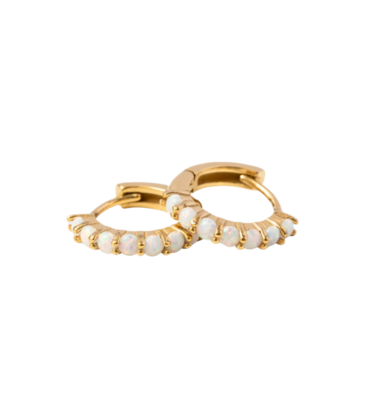 Pip Pop Post Pip Pop Post Opal Hoop Earrings