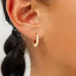 Pip Pop Post Pip Pop Post Opal Hoop Earrings