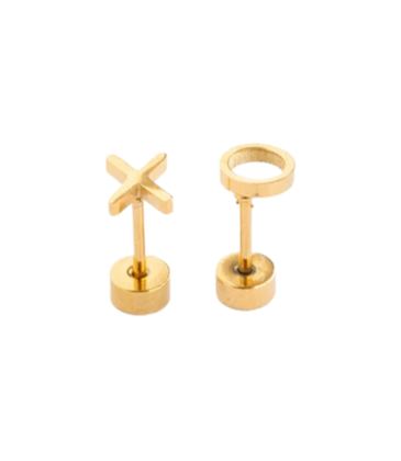 Pip Pop Post Pip Pop Post Hug + Kiss Stud Earrings