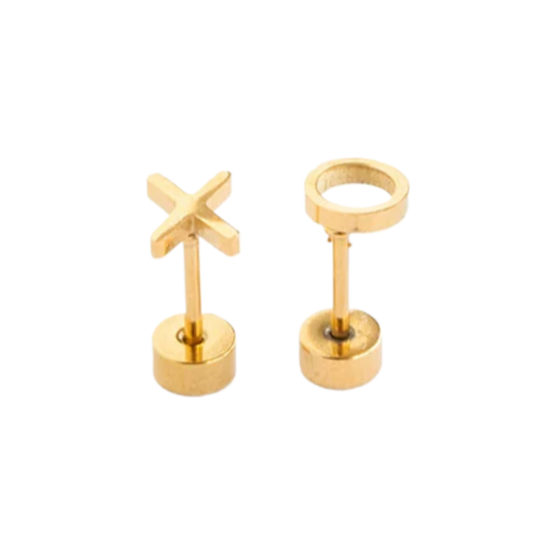 Pip Pop Post Pip Pop Post Hug + Kiss Stud Earrings