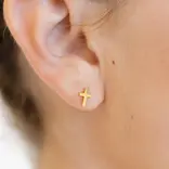 Pip Pop Post Pip Pop Post Cross Stud Earrings