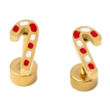 Pip Pop Post Pip Pop Post Candy Cane Stud Earrings