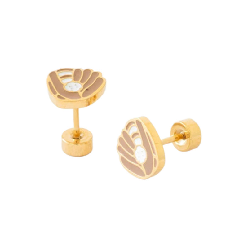 Pip Pop Post Pip Pop Post Baseball Glove Stud Earrings
