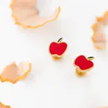 Pip Pop Post Pip Pop Post Apple Stud Earrings