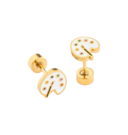 Pip Pop Post Pip Pop Post Art Palette Stud Earrings