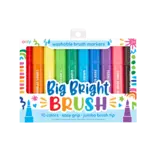 Ooly Ooly Big Bright Brush Markers - Set of 10