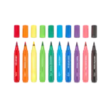 Ooly Ooly Big Bright Brush Markers - Set of 10