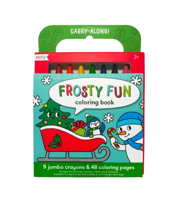 Ooly Ooly Carry-Along Coloring Book Set - Frosty Fun