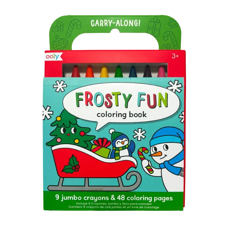 Ooly Ooly Carry-Along Coloring Book Set - Frosty Fun