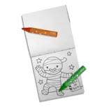 Ooly Ooly Carry-Along Coloring Book Set - Happy Haunts