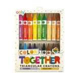Ooly Ooly Color Together Triangular Crayons - Set of 18