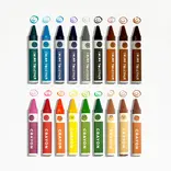 Ooly Ooly Color Together Triangular Crayons - Set of 18